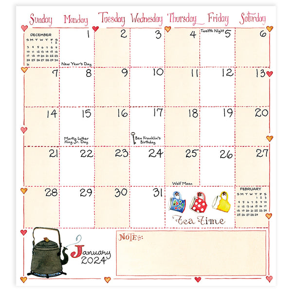 2024-2025 Susan Branch Small Monthly Pocket Planner