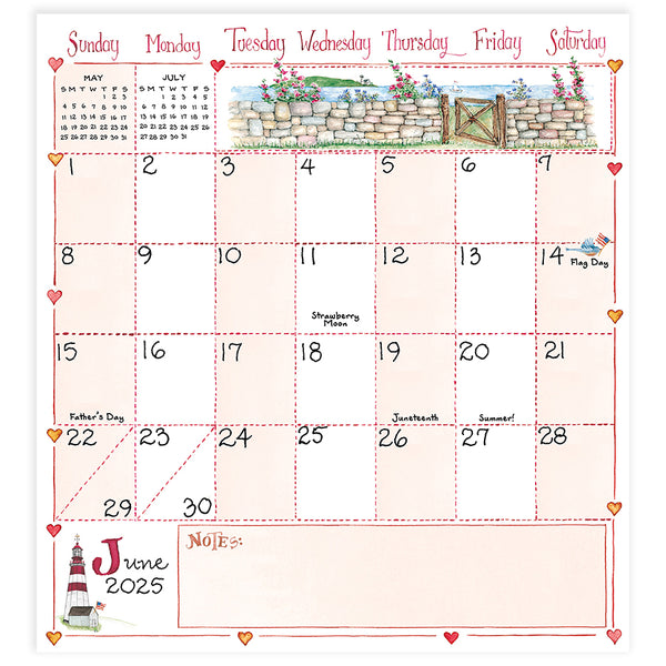 2024-2025 Susan Branch Small Monthly Pocket Planner