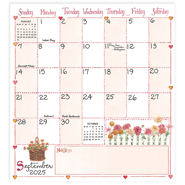 2024-2025 Susan Branch Small Monthly Pocket Planner