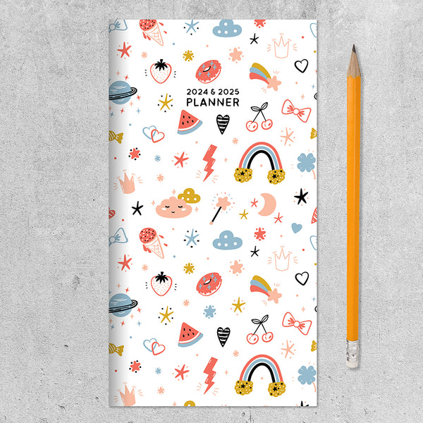 2024-2025 Tiny Icons Small Monthly Pocket Planner