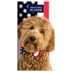 2024-2025 USA Doodle Dog Small Monthly Pocket Planner