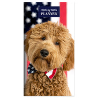 2024-2025 USA Doodle Dog Small Monthly Pocket Planner