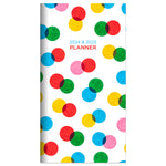 2024-2025 Vivid Dots Small Monthly Pocket Planner