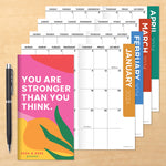 2024-2025 You Are Strong Small Monthly Pocket Planner