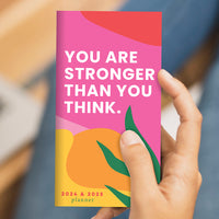 2024-2025 You Are Strong Small Monthly Pocket Planner