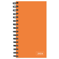2024 Citrus Orange Small Weekly Monthly Planner