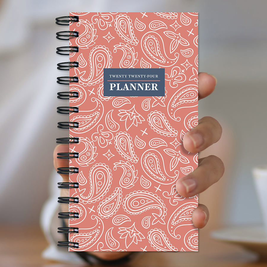 2024 Planner Paisley Small Weekly Monthly Planner-3