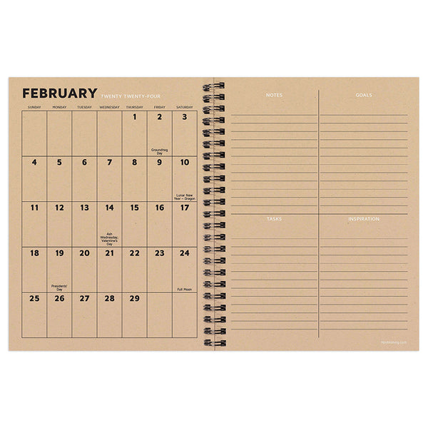 2024 Biggest Year Medium Weekly Monthly Planner