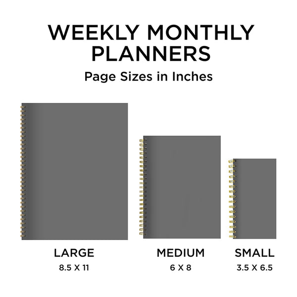 2024 Leaflet Medium Weekly Monthly Planner