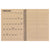 2024 Neutral Plaid Medium Weekly Monthly Planner