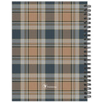 2024 Neutral Plaid Medium Weekly Monthly Planner
