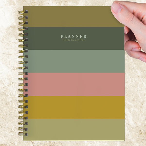 2024 Colors of the Season Medium Weekly Monthly Planner
