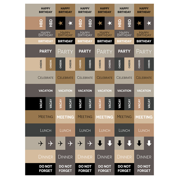 2024 Stone & Marble Medium Weekly Monthly Planner
