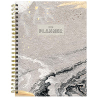 2024 Stone & Marble Medium Weekly Monthly Planner