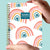 2024 Fresh Rainbow Medium Weekly Monthly Planner