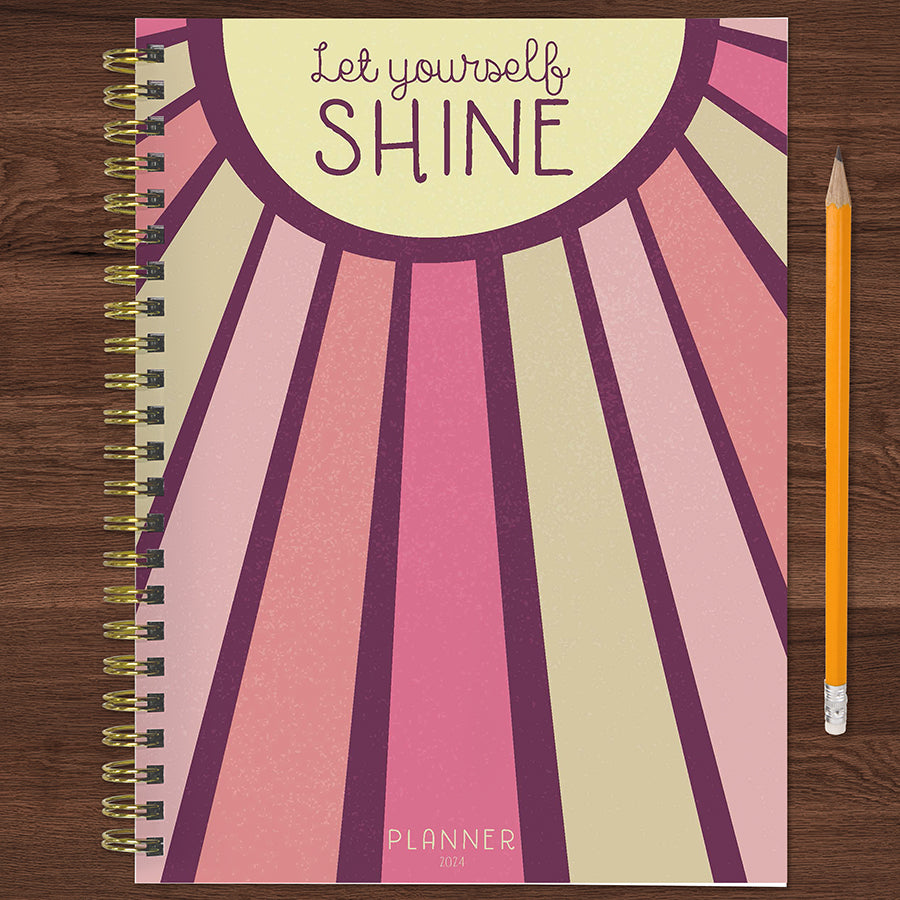 2024 Let Yourself Shine Medium Weekly Monthly Planner-1