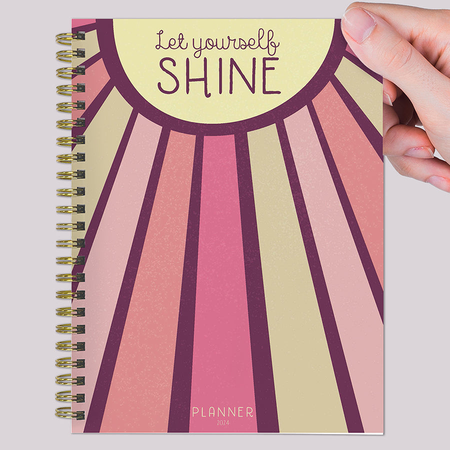 2024 Let Yourself Shine Medium Weekly Monthly Planner-3