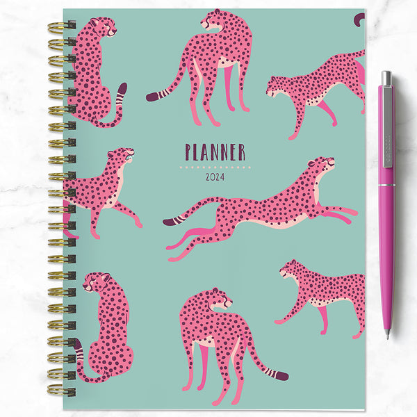 2024 Pink Panther Medium Weekly Monthly Planner