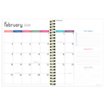 2024 Preppy in Pink Medium Weekly Monthly Planner