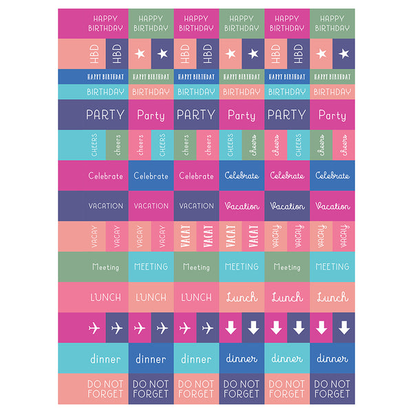 2024 Preppy in Pink Medium Weekly Monthly Planner