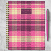 2024 Preppy in Pink Medium Weekly Monthly Planner