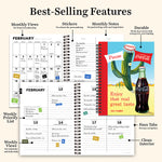 2024 Coke Medium Weekly Monthly Planner