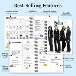 2024 The Beatles Medium Weekly Monthly Planner