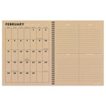2024 Basic Rows Large Weekly Monthly Planner