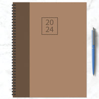 2024 Book Bound Large Weekly Monthly Planner