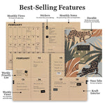 2024 In the Jungle Large Weekly Monthly Planner