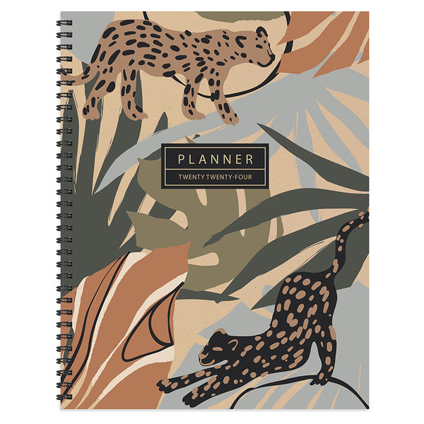 2024 In the Jungle Large Weekly Monthly Planner