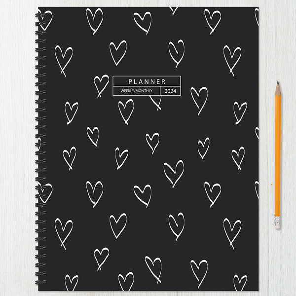 2024 Lovely Large Weekly Monthly Planner