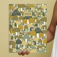 2024 Fungi Large Weekly Monthly Planner