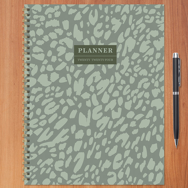 2024 Wild Sage Large Weekly Monthly Planner