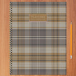 2024 Hunter's Lodge Plaid Large Weekly Monthly Planner