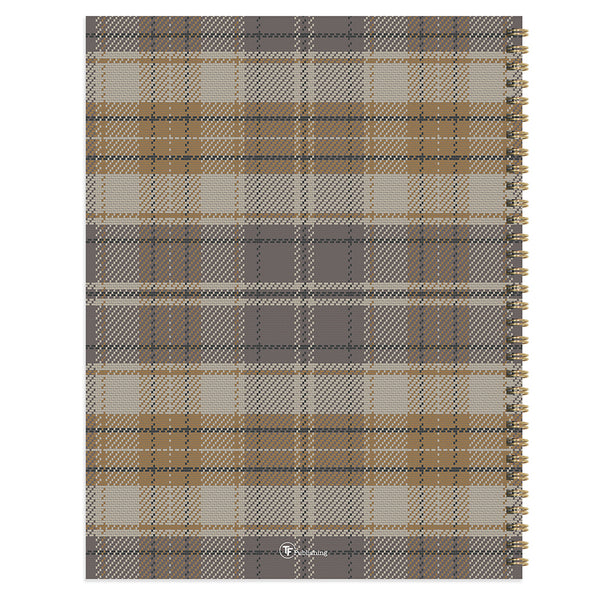2024 Hunter's Lodge Plaid Large Weekly Monthly Planner