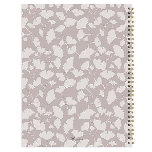 2024 Tranquil Floral Large Weekly Monthly Planner