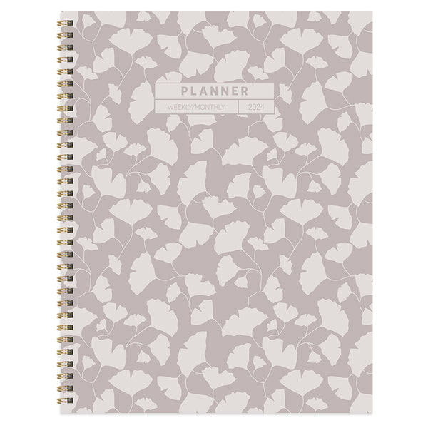 2024 Tranquil Floral Large Weekly Monthly Planner