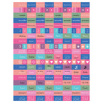 2024 Pink Plum Blush & Petal Large Weekly Monthly Planner