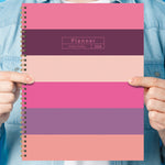 2024 Pink Plum Blush & Petal Large Weekly Monthly Planner