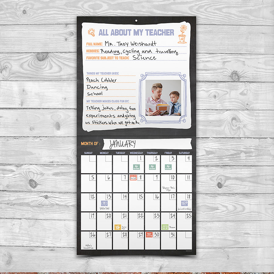 My School Year Wall - Includes Stickers! | TF Publishing | Calendars + Planners - Journals + Stationery my-school-year-wall-includes-stickers-tf-publishing-calendars-planners-journals-stationery