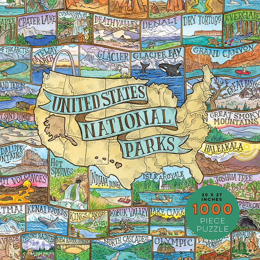 1000 Piece National Parks Jigsaw Puzzle-5