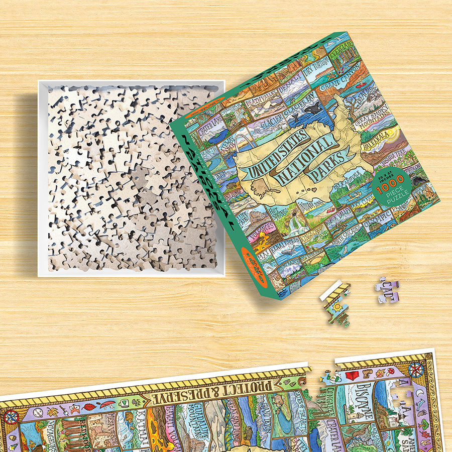 1000 Piece National Parks Jigsaw Puzzle-1