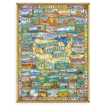 1000 Piece National Parks Jigsaw Puzzle - 0