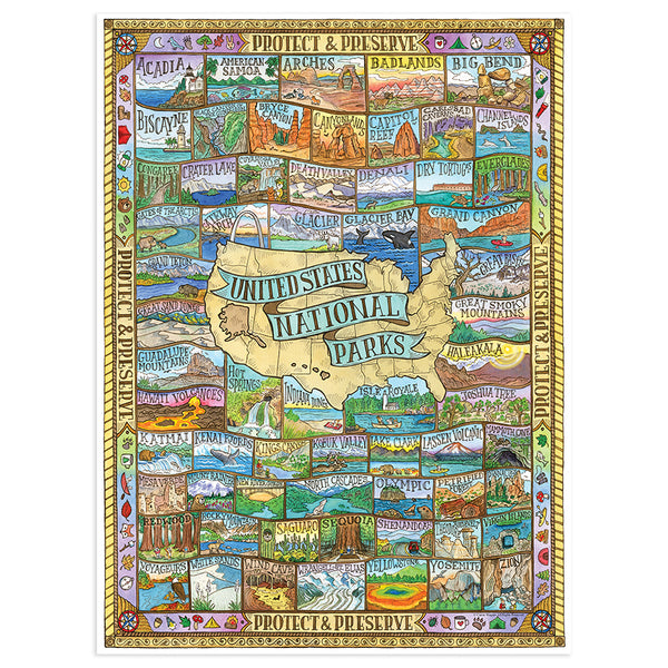 1000 Piece National Parks Jigsaw Puzzle