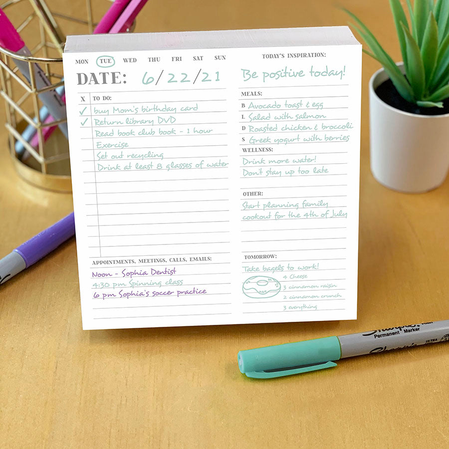 Daily Planner Notebook