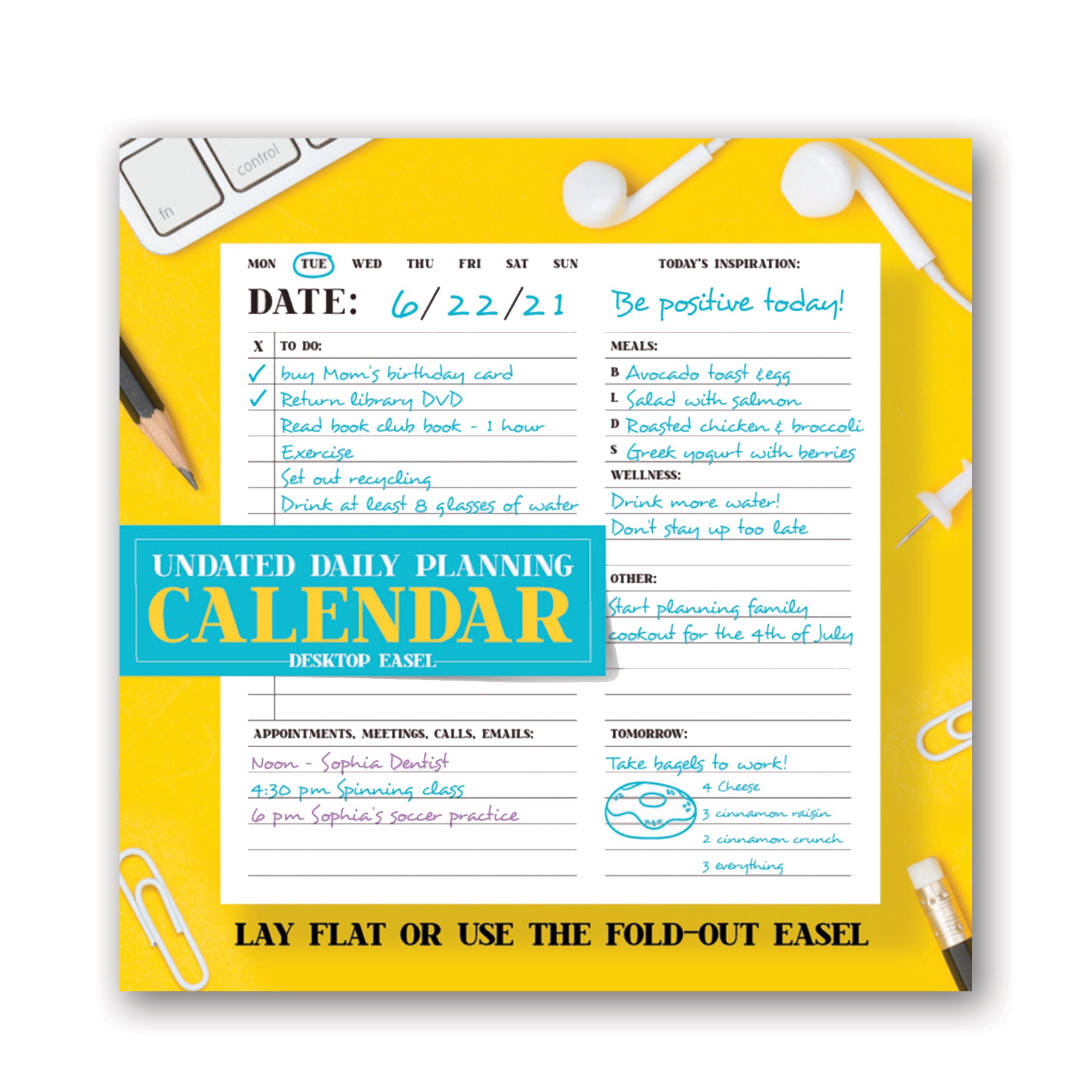 Big Plans, Undated Daily Planner