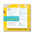 Undated Daily Planning Noteblock Calendar