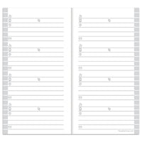 Gray Spiral Address Book