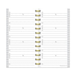 Gray Spiral Address Book